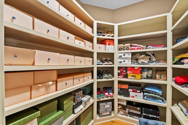 view of storage