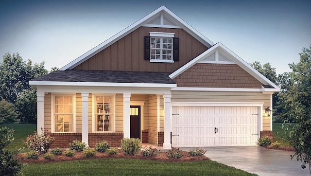 view of craftsman inspired home