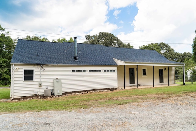 view of front of house with central AC