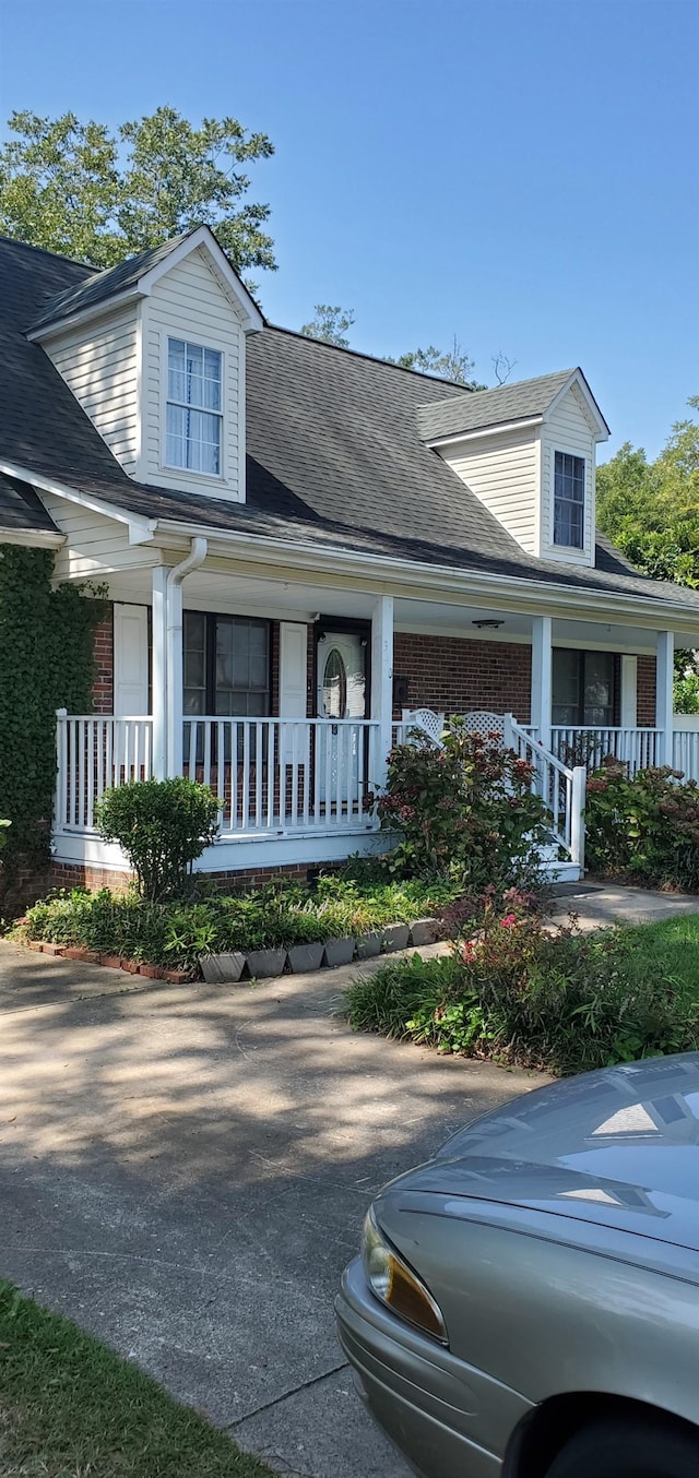 view of cape cod-style house