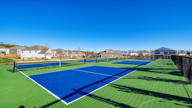 view of tennis court