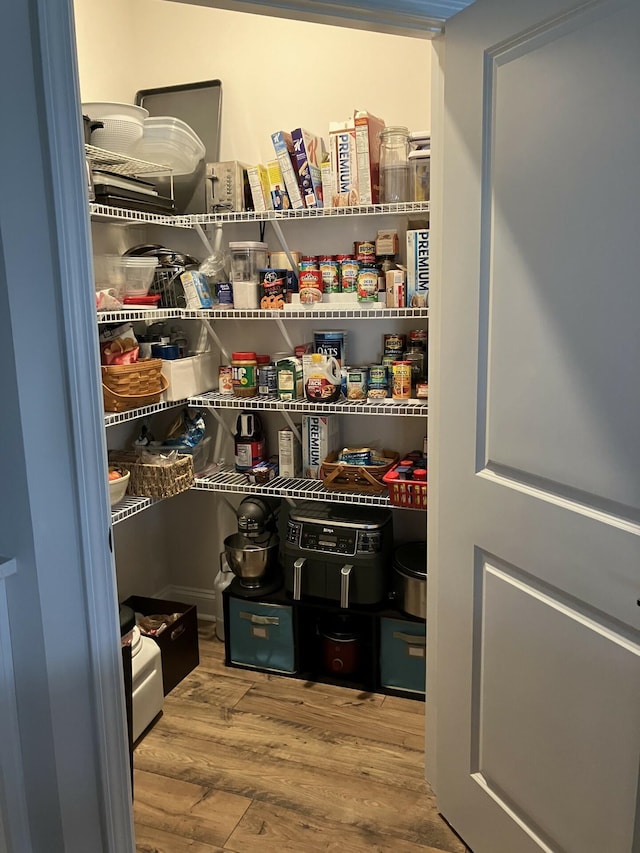 view of pantry