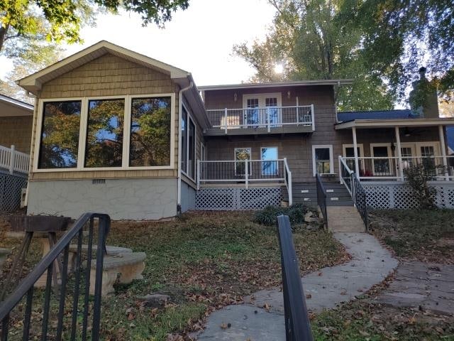 view of front of home