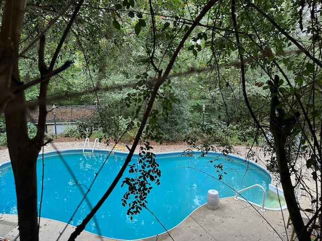 view of pool