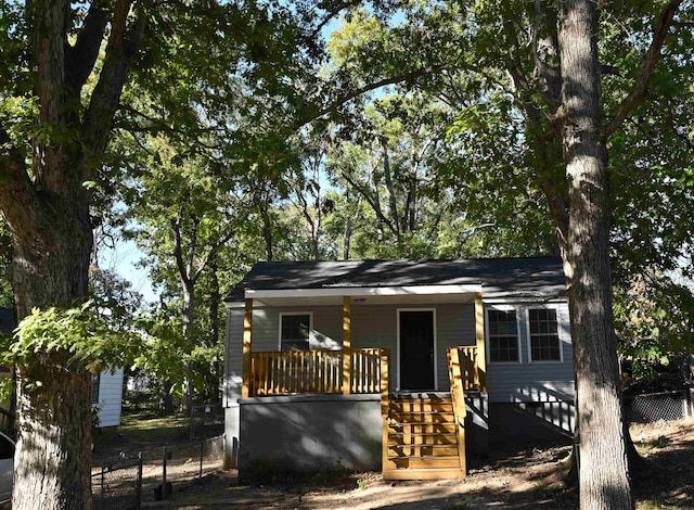 view of bungalow