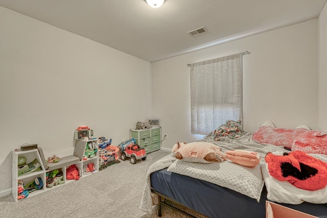 bedroom featuring carpet flooring