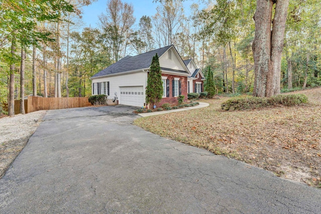 view of home's exterior featuring a garage