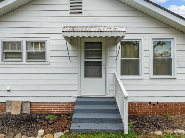 view of entrance to property