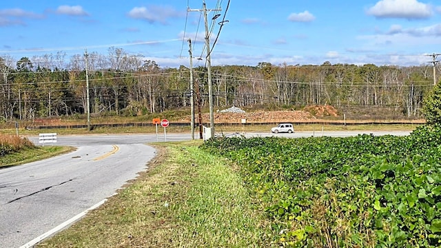 view of road