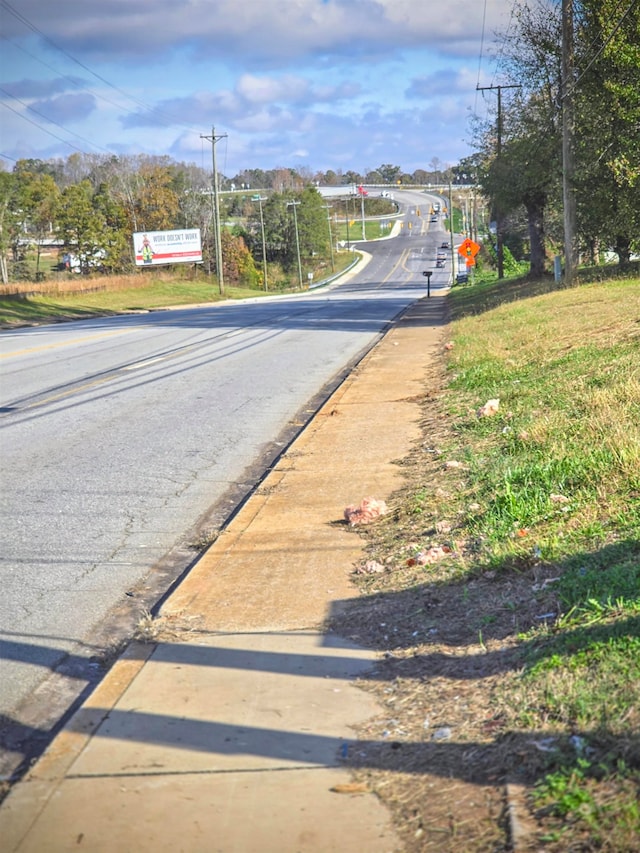 view of road