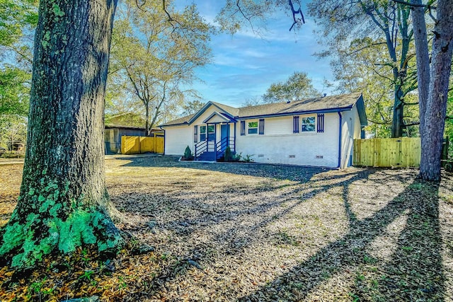 view of ranch-style house