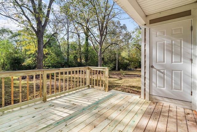 view of deck