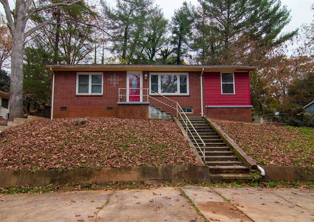 view of front of home