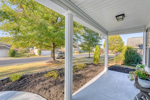 view of patio / terrace with covered porch