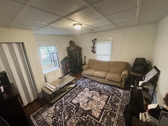 living room featuring wood finished floors