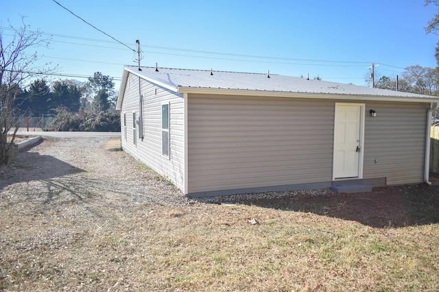 view of rear view of property