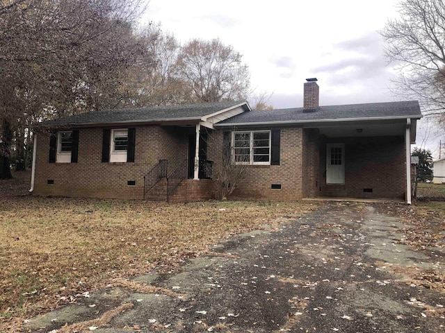 view of front of home