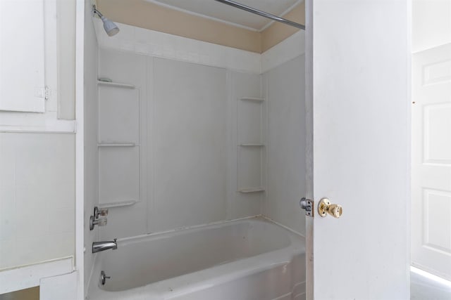 bathroom with shower / bathing tub combination