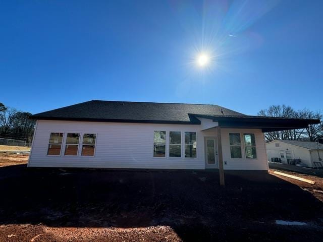 view of rear view of house