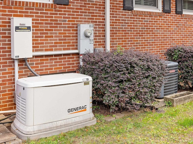 exterior details with central AC unit