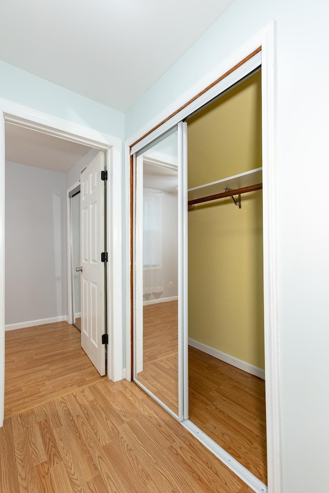 view of closet