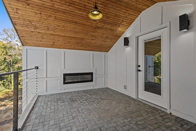 view of patio / terrace featuring a balcony