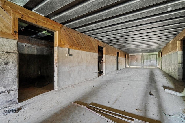 miscellaneous room featuring concrete floors