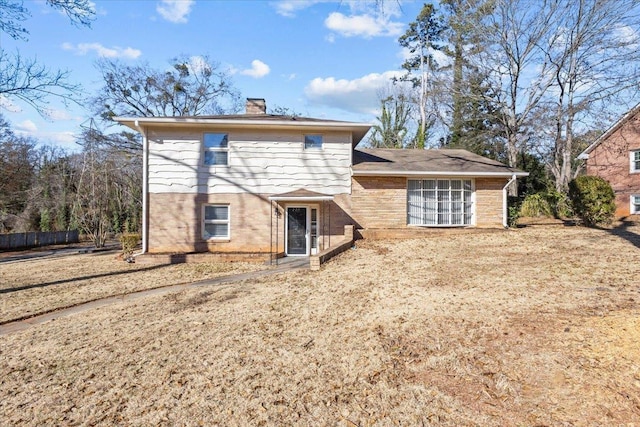 view of back of property