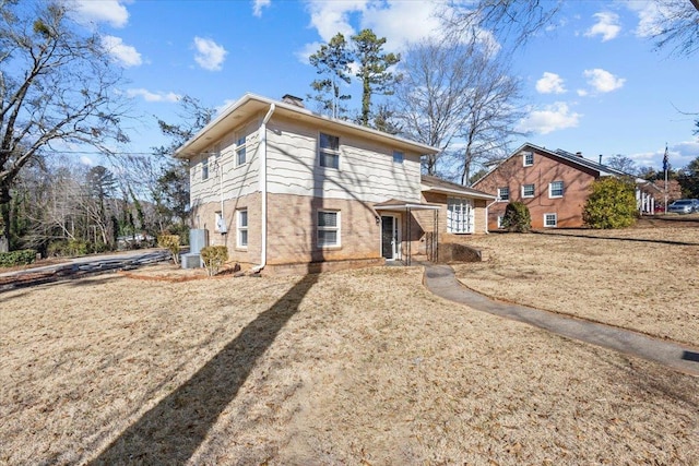 view of rear view of property