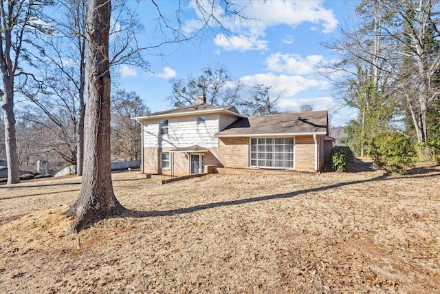 view of back of property