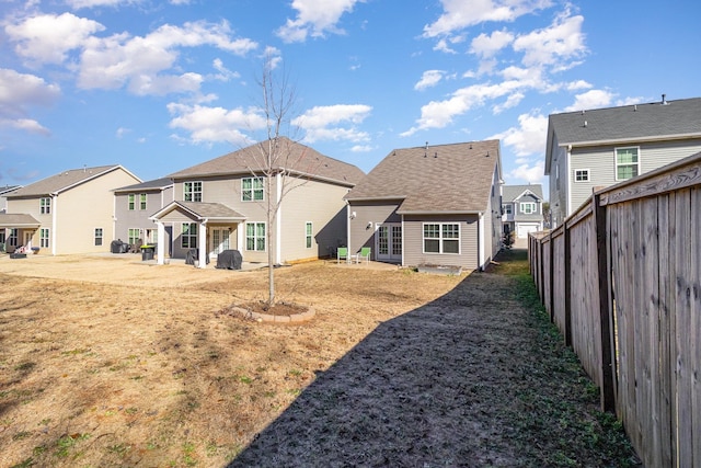 view of back of property