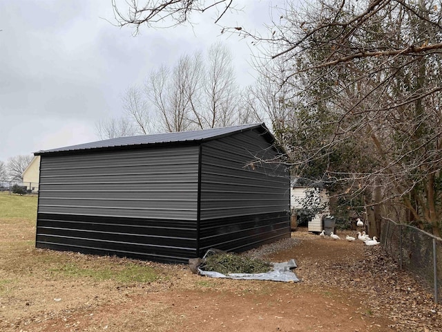 view of outbuilding