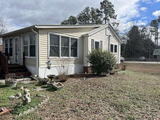 view of home's exterior