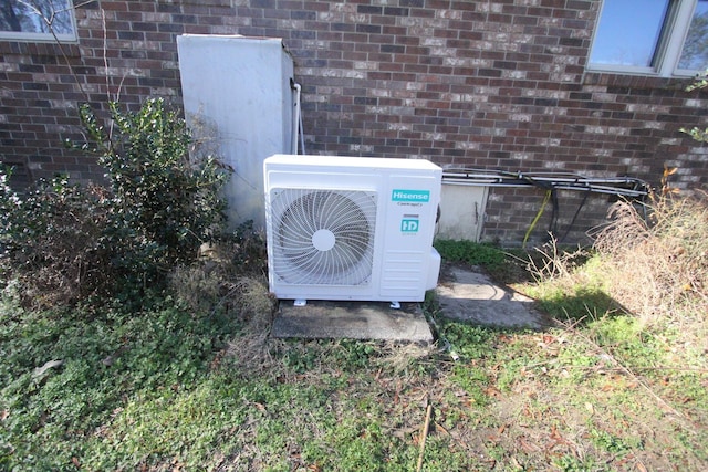 exterior details featuring ac unit