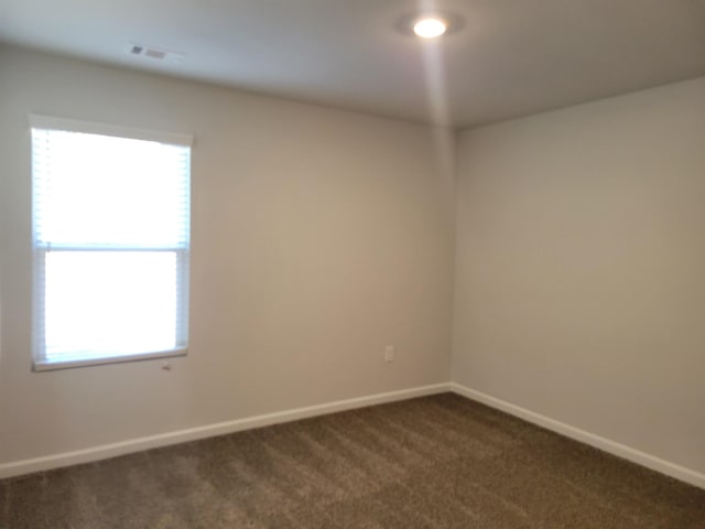 carpeted spare room with plenty of natural light