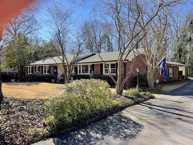 view of ranch-style house