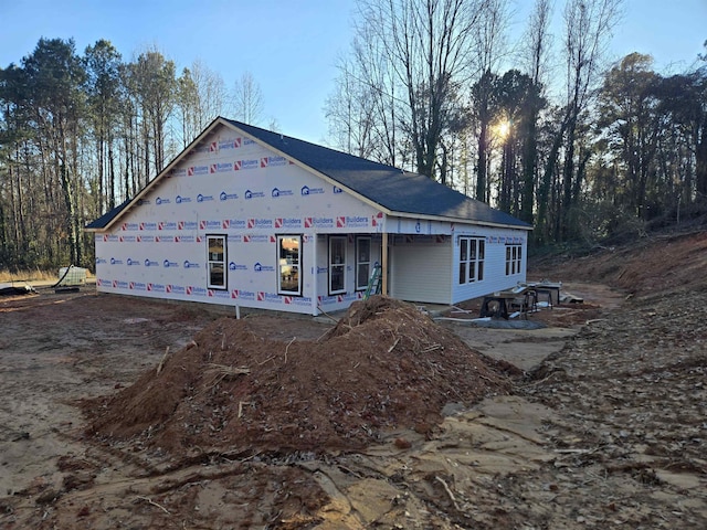 view of property in mid-construction