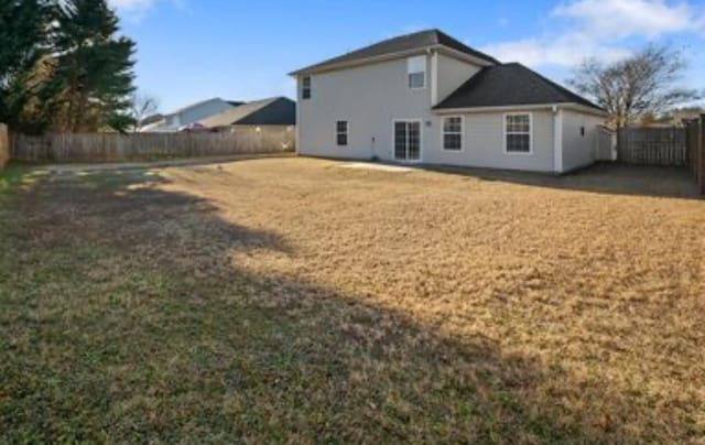 view of rear view of property