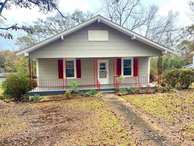 bungalow-style house featuring a porch