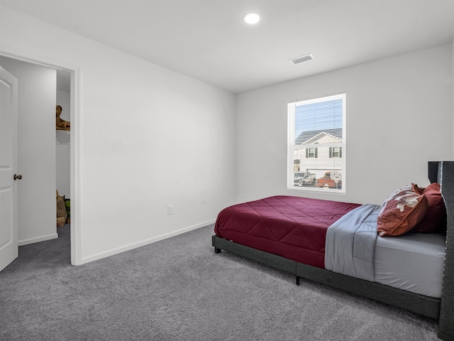 bedroom with carpet flooring