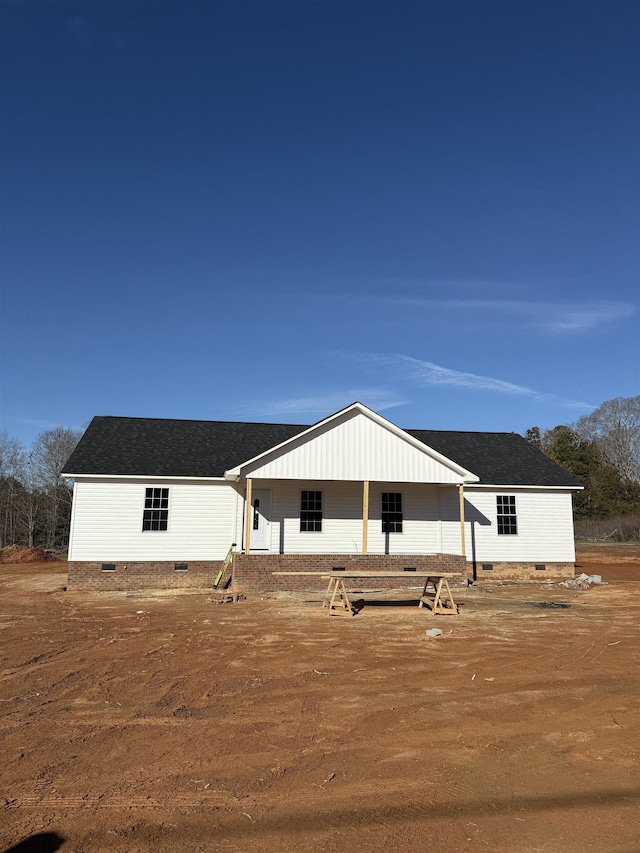 view of front of property