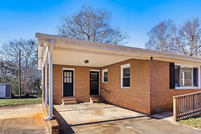 view of front of property