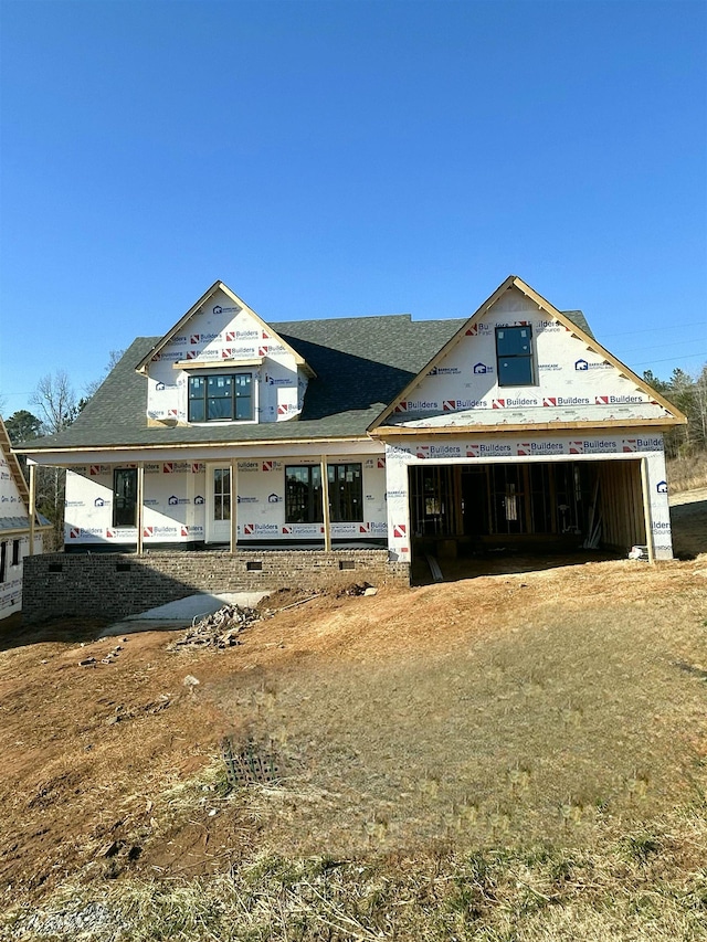 view of property in mid-construction