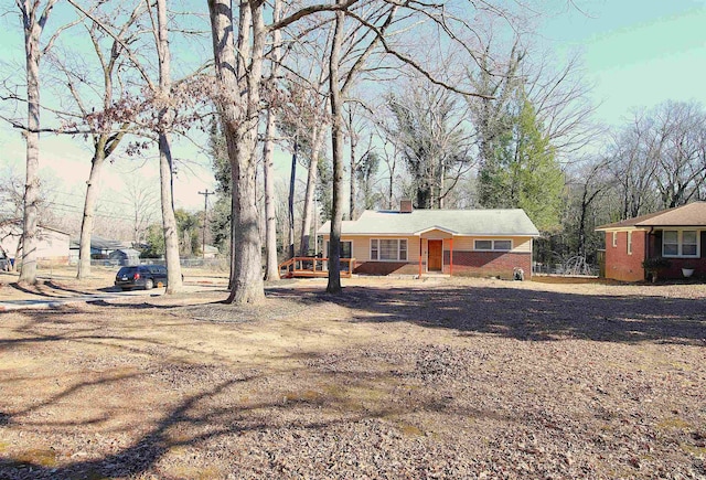 view of ranch-style house