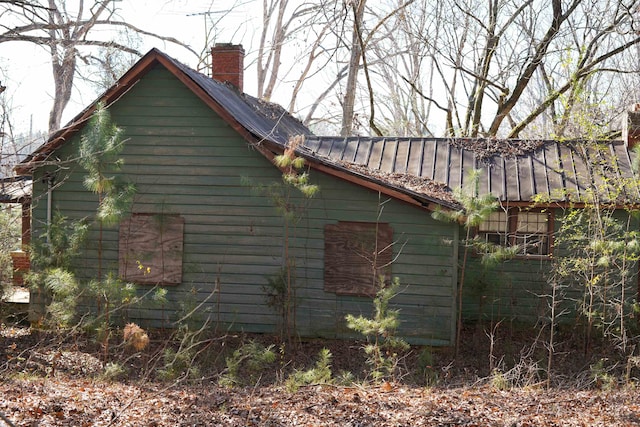 view of home's exterior