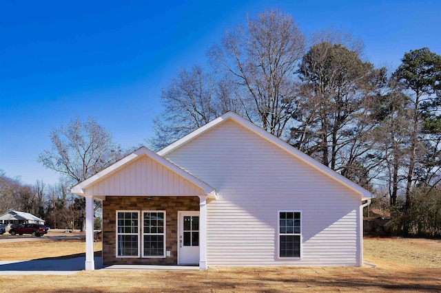 view of rear view of house