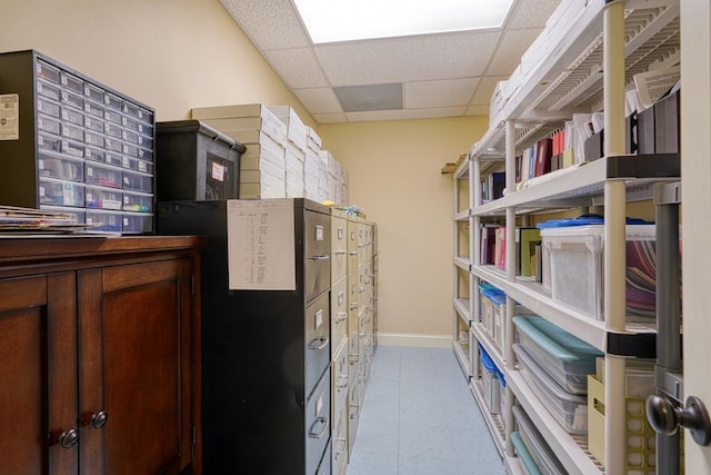 view of storage room