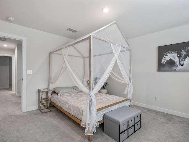 bedroom featuring carpet flooring