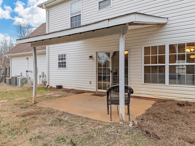 back of house featuring a patio area