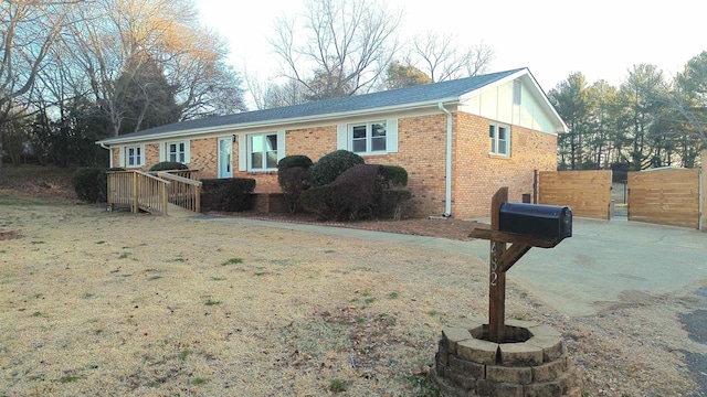 view of front of home